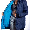 Chaqueta Bomber Oversize Azul