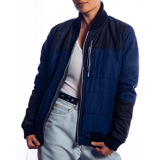 Chaqueta Bomber Mini - Azul