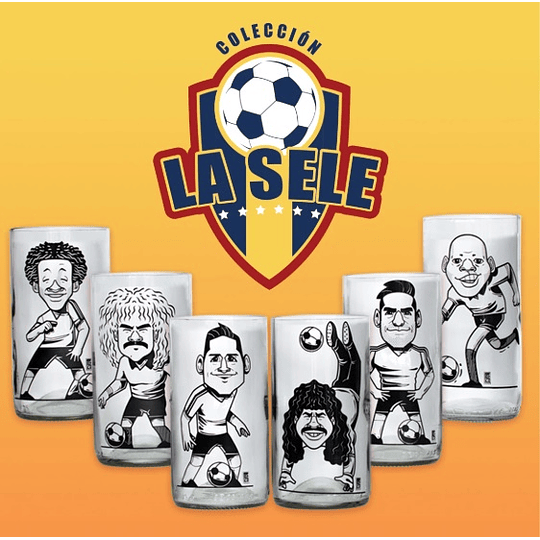 Vasos de la Selección Colombia