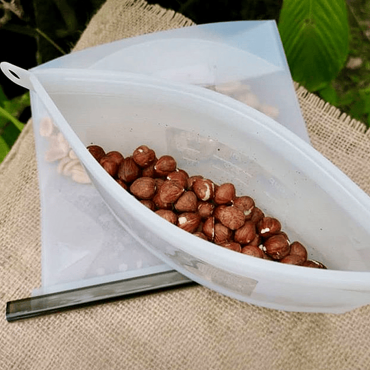 Bolsas Ziplock de Silicona Reutlizables 