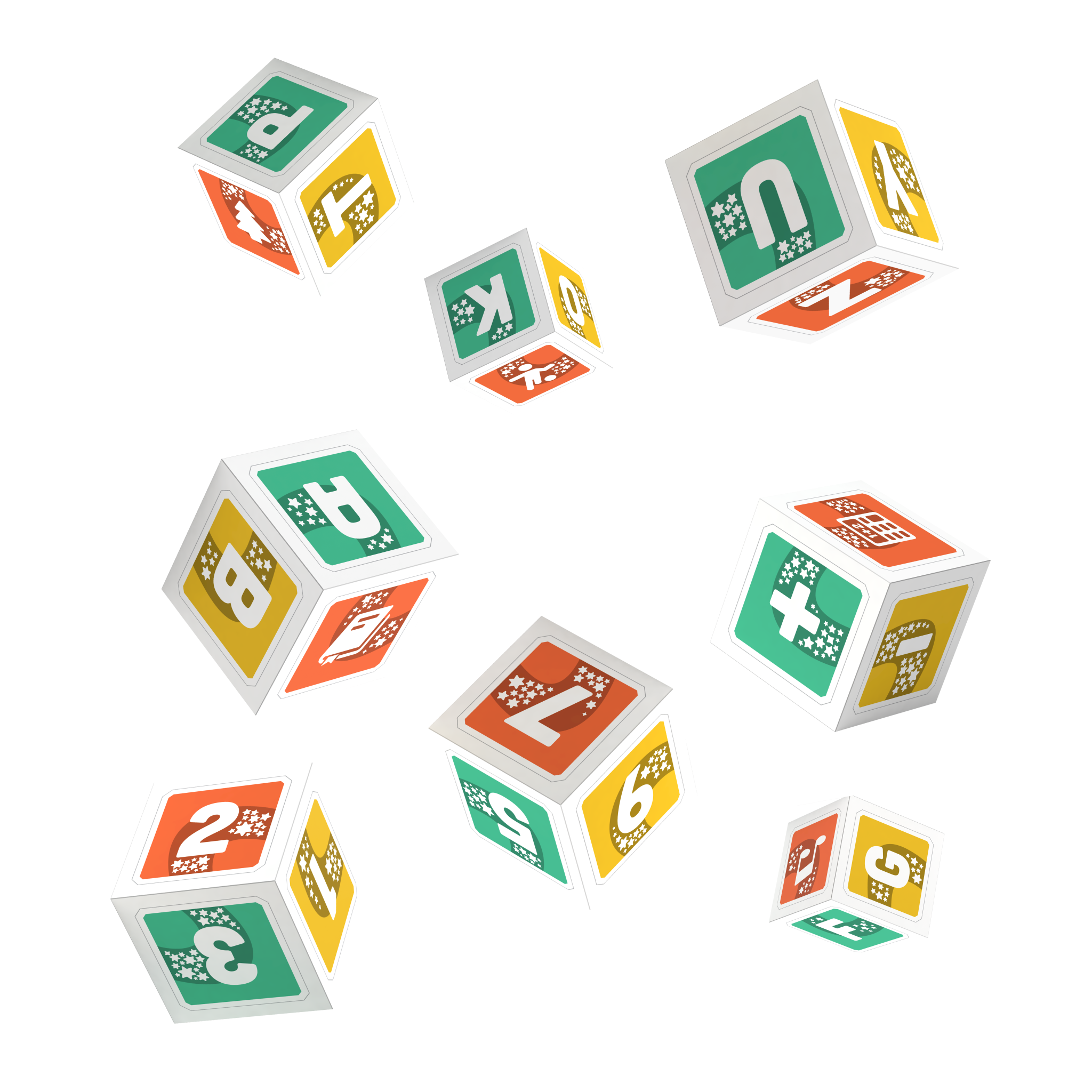 PleIQ Paper - 8 Cubos Didácticos con Realidad Aumentada