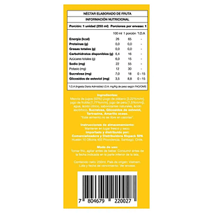 Jugo Be Well Drink Smart (pera, platano, frutilla)