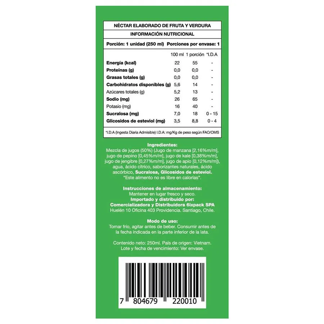 Jugo Be Well Drink Smart (Apio) 2