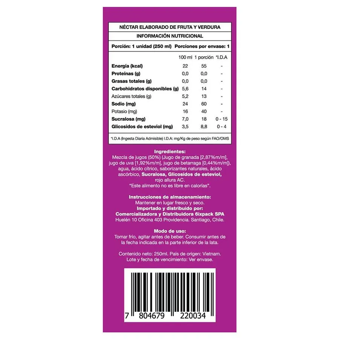 Jugo Be Well Drink Smart (uva) 2