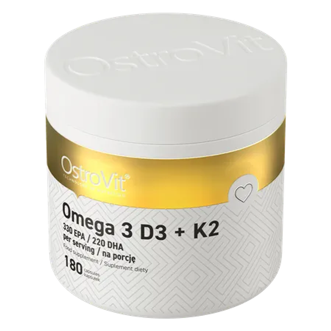 OSTROVIT Omega 3 D3+K2 (180 cápsulas) 2