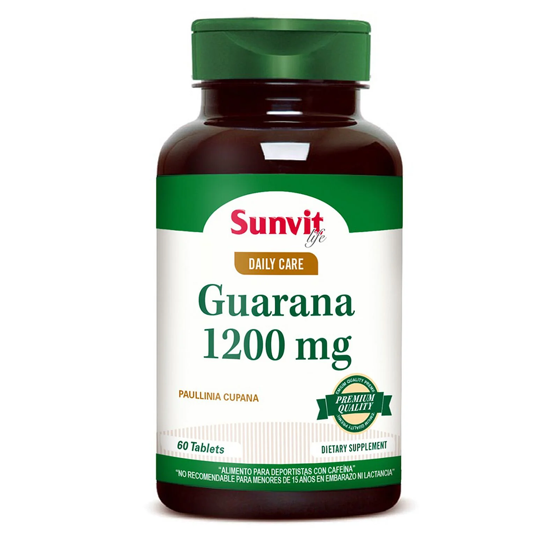 Sunvitlife Guarana 1200 mg x 60 Comprimidos 1