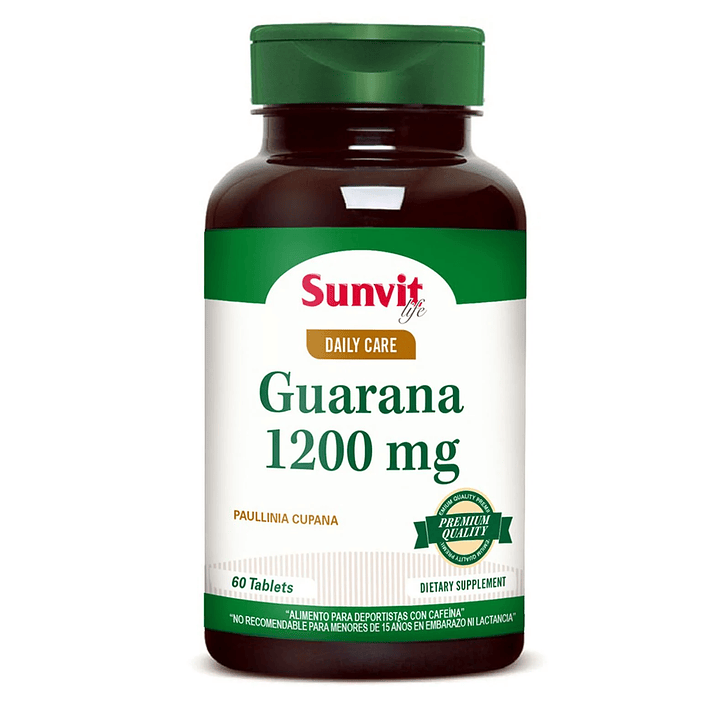 Sunvitlife Guarana 1200 mg x 60 Comprimidos 1