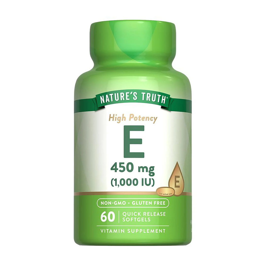 Vitamina E Nature's Truth 1000IU 450Mg 60 un 1