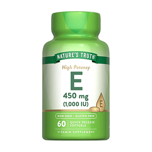 Vitamina E Nature's Truth 1000IU 450Mg 60 un