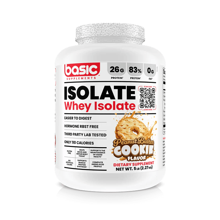 Basic Proteina Isolate 5 Lb Peanut Butter Cookie 1