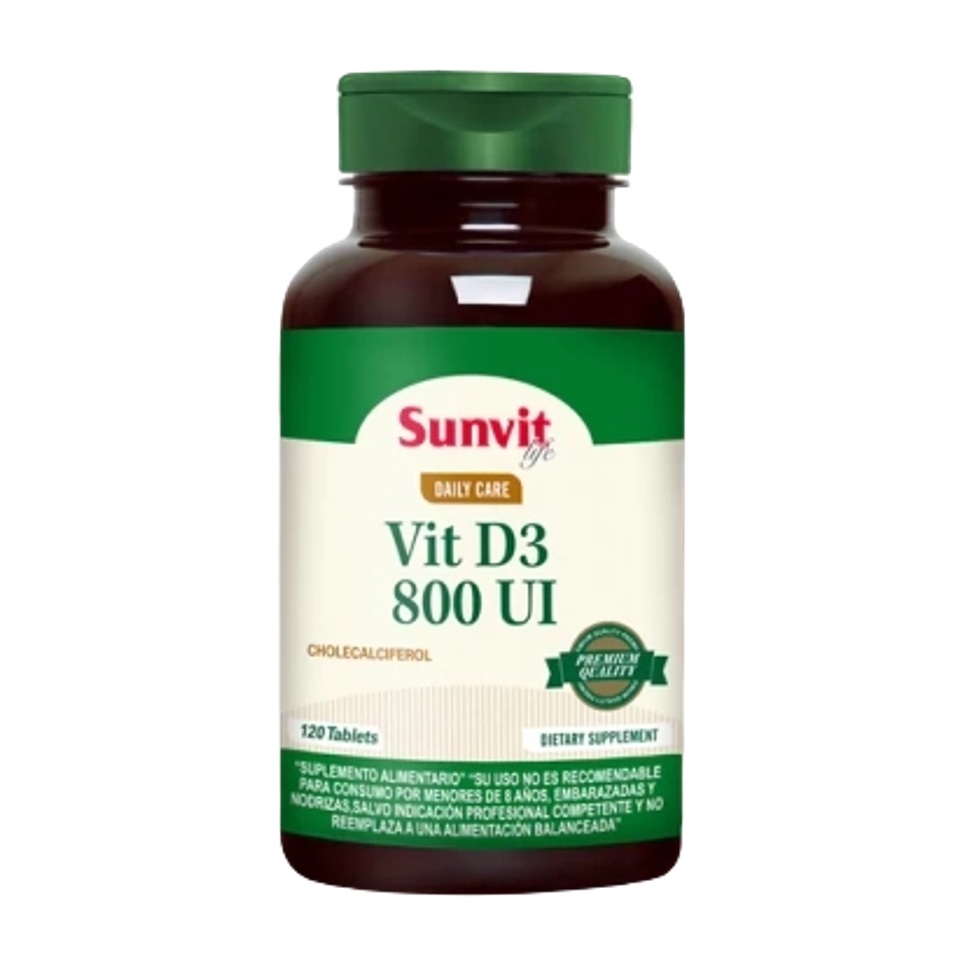 Sunvitlife Vitamina D3 800 UI 1