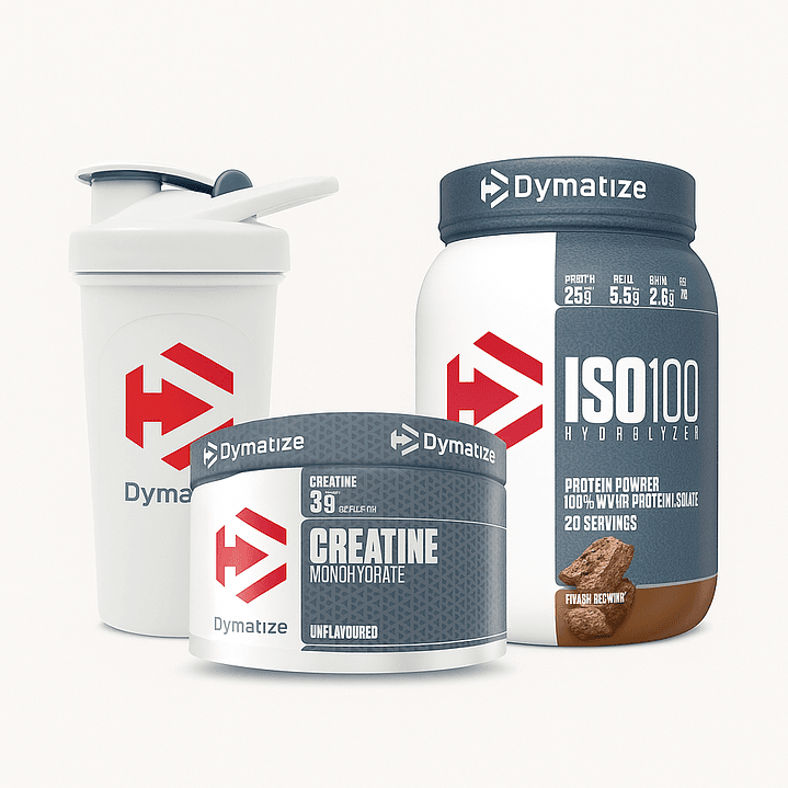 PACK NAVIDAD DYMATIZE (proteina+creatina+shaker) 1