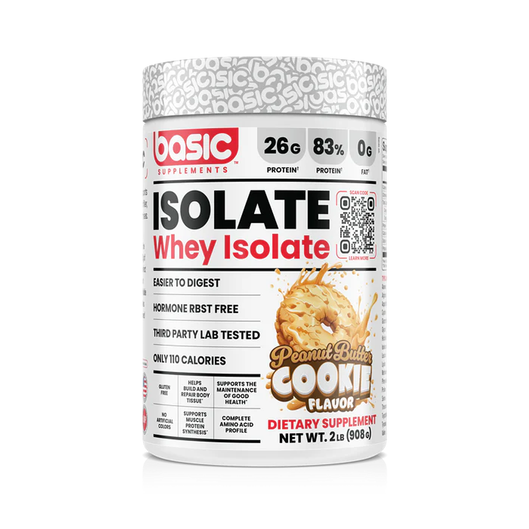Basic Proteina Isolate 2 Lb Peanut Butter Cookie 1