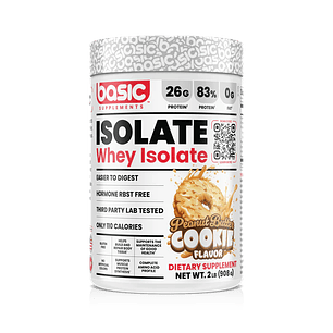 Basic Proteina Isolate 2 Lb Peanut Butter Cookie