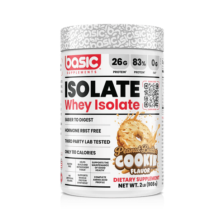 Basic Proteina Isolate 2 Lb Peanut Butter Cookie 1