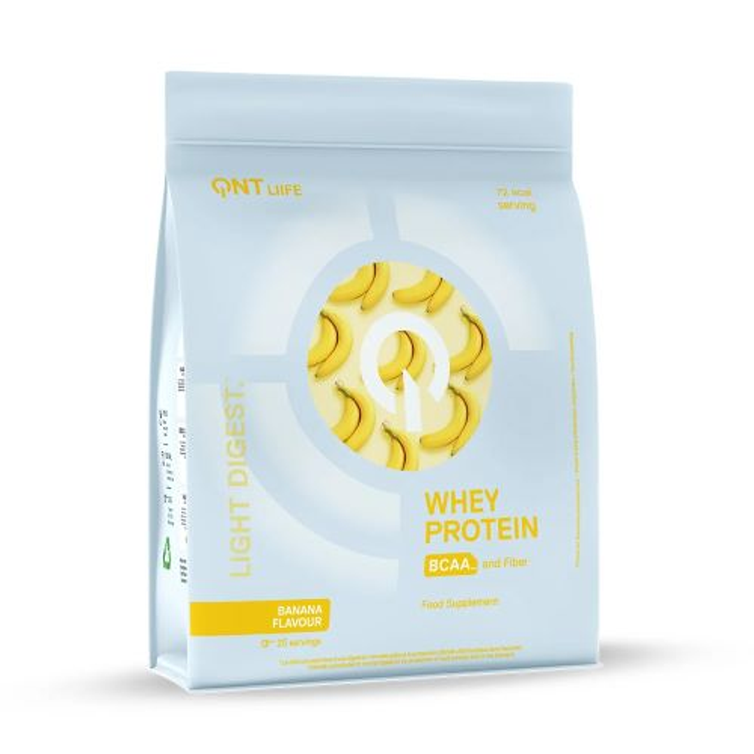 Light Digest Whey Protein de QNT BANANA (25 servicios) 1