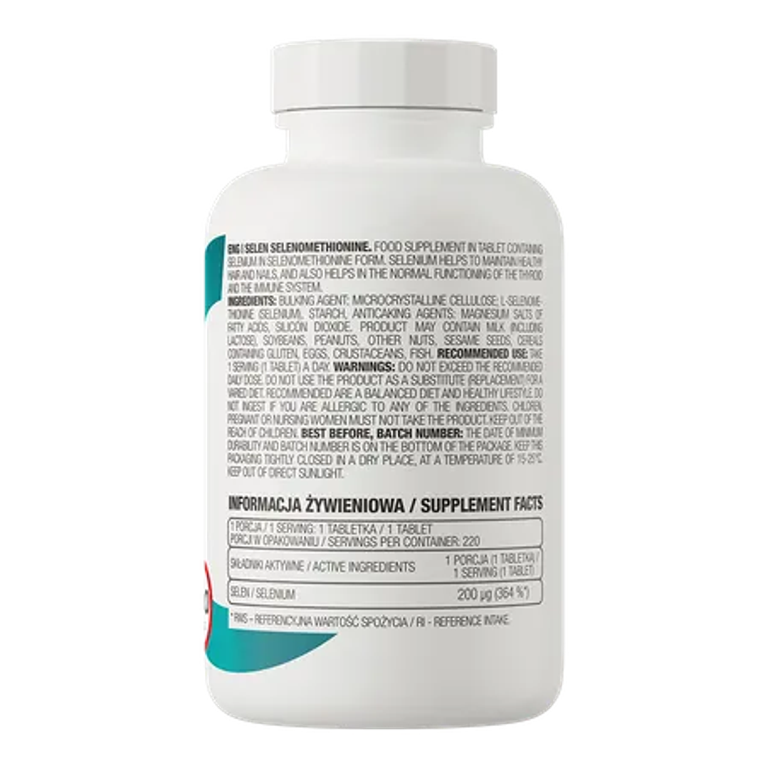 Ostrovit Vitamina Selenio Seleniometionina 220 Tabs 3