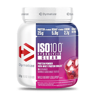 PROTEINA ISO 100 HYDROLYZED 1.13 LB BERRY LOLLIPOP