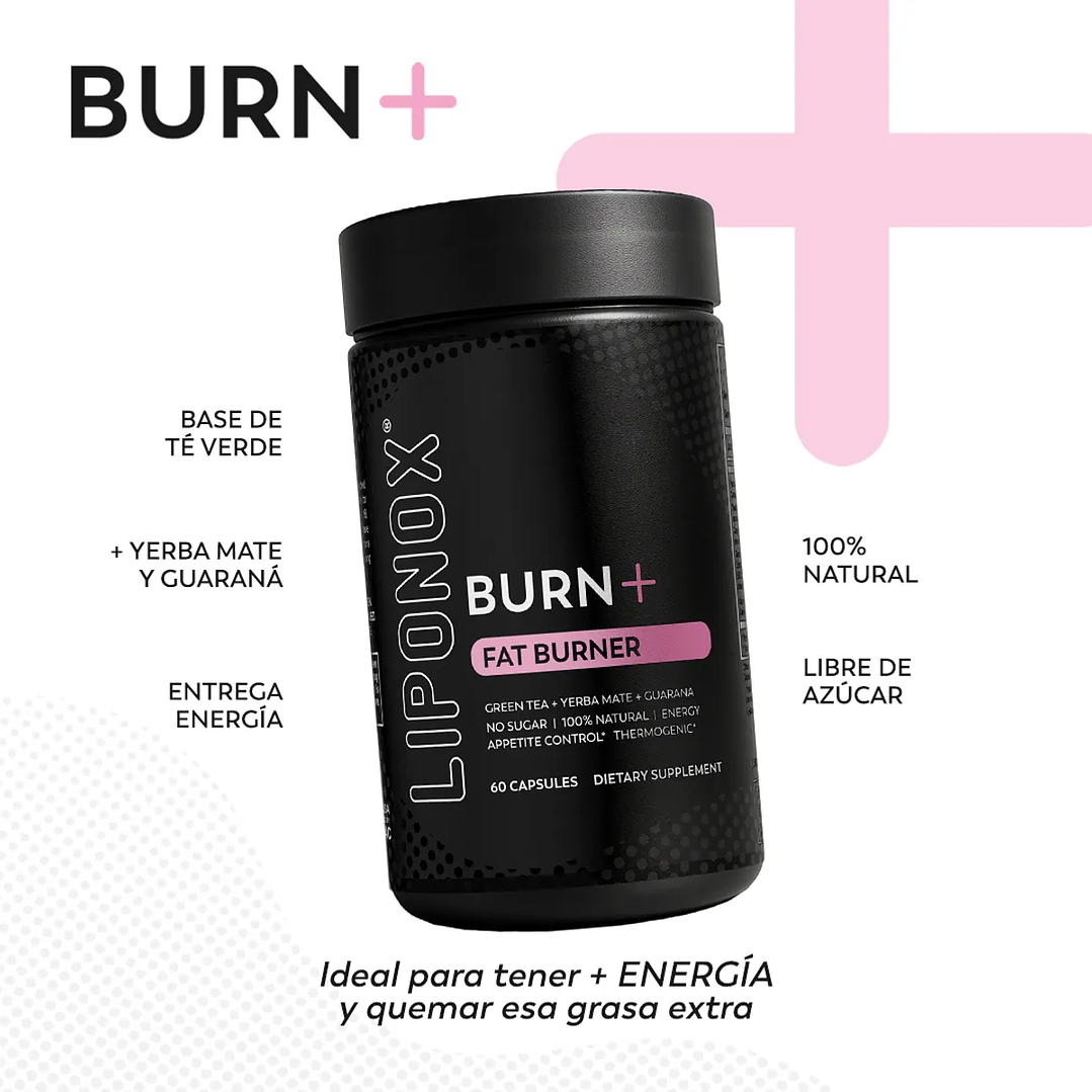 LIPONOX Burn+ Fat Burner 3