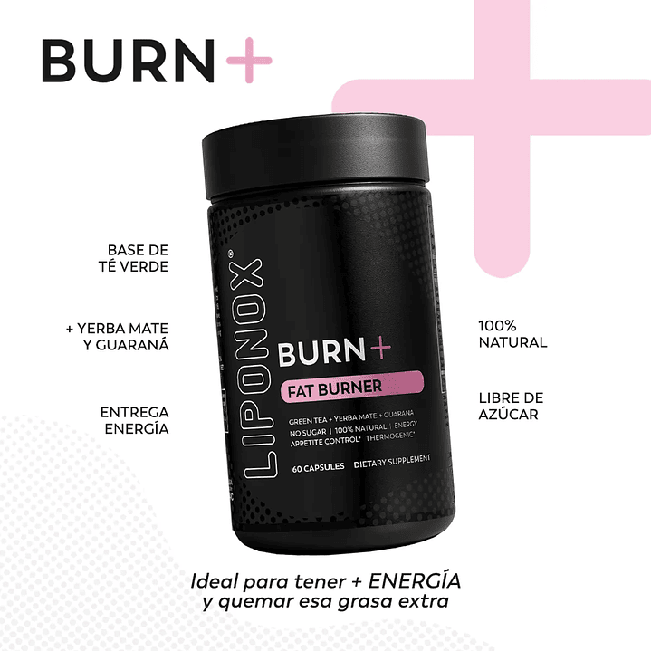 LIPONOX Burn+ Fat Burner 3