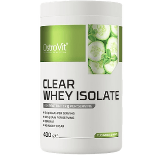 Clear Whey Isolate 400 Gr Ostrovit - Pepino con Menta
