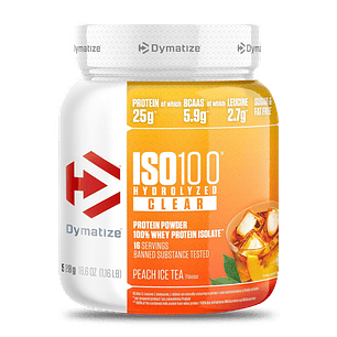 PROTEINA ISO 100 HYDROLYZED 1.16 LB PEACH ICE TEA + SHAKER