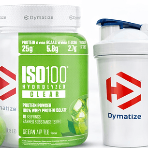 PROTEINA ISO 100 HYDROLYZED CLEAR 1.13 LB GREEN APPLE + SHAKER