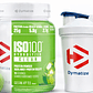 PROTEINA ISO 100 HYDROLYZED CLEAR 1.13 LB GREEN APPLE + SHAKER - Miniatura 1