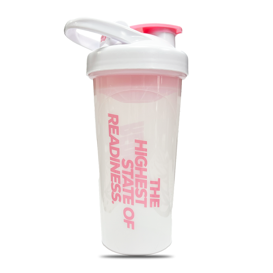 Redcon1 Shaker Blanco Logo Rosado 3