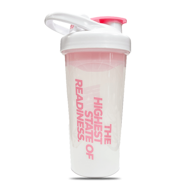 Redcon1 Shaker Blanco Logo Rosado 3