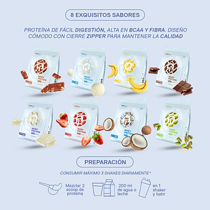 Light Digest Whey Protein de QNT COCONUT (25 servicios)