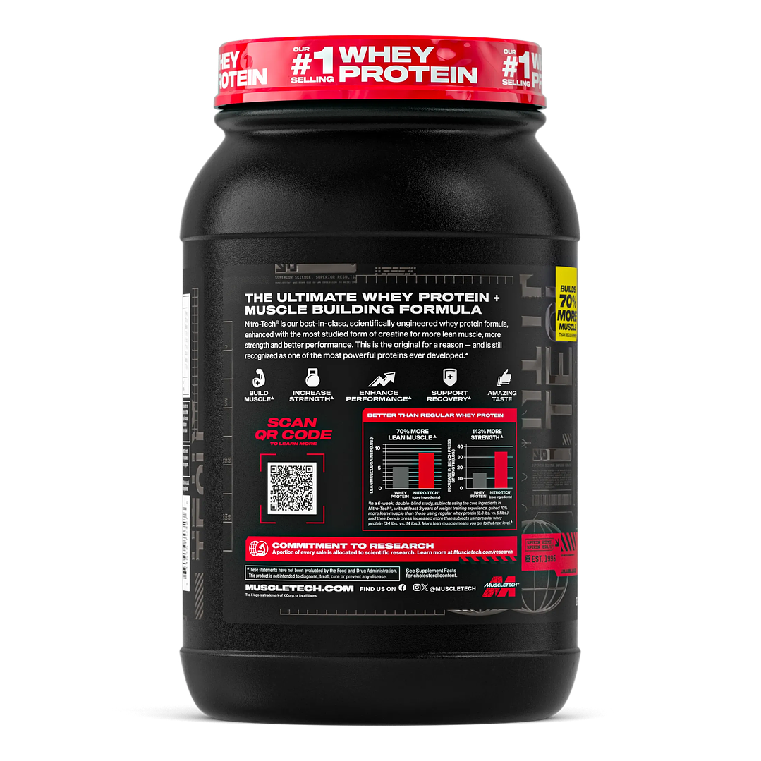 PROTEINA + CREATINA Muscletech Nitro Tech 2 Lb Cookies And Cream 2