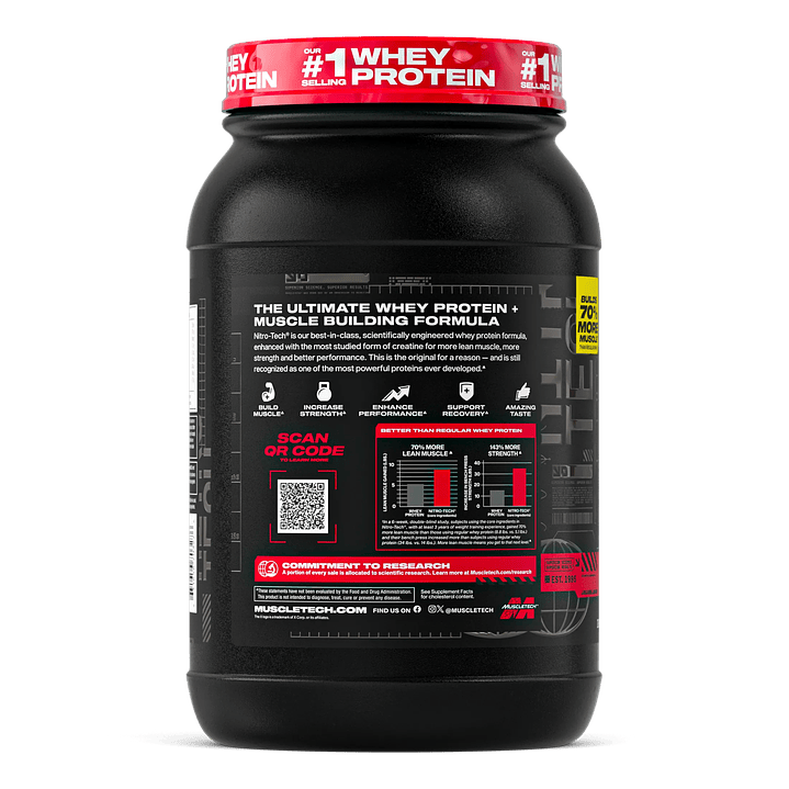 PROTEINA + CREATINA Muscletech Nitro Tech 2 Lb Cookies And Cream 2