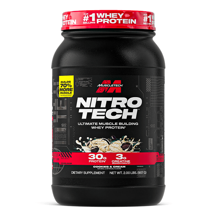 PROTEINA + CREATINA Muscletech Nitro Tech 2 Lb Cookies And Cream 1
