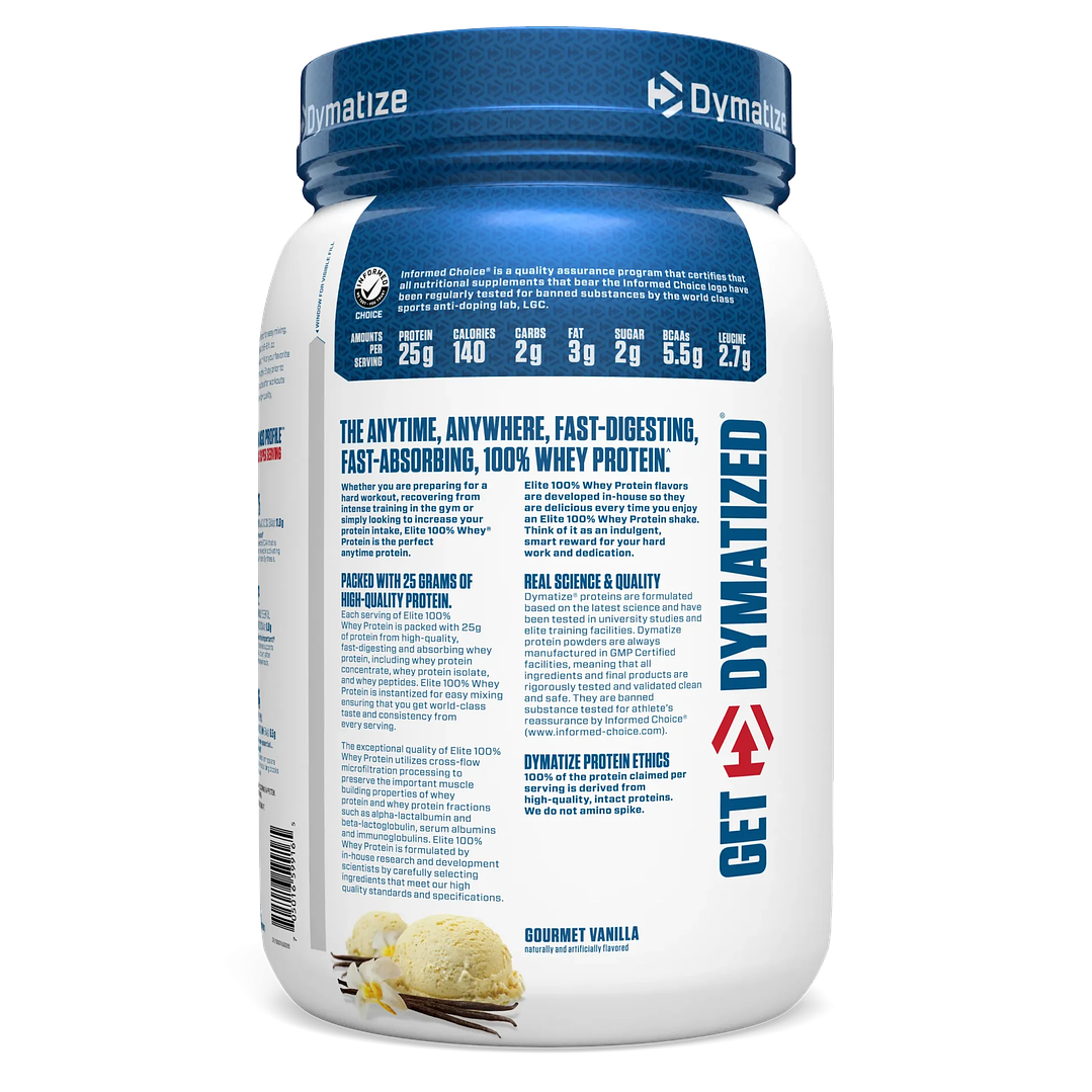 DYMATIZE ELITE 100% WHEY 2Lb Vainilla 2