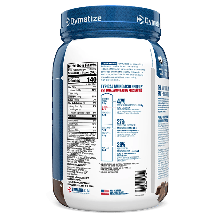 DYMATIZE ELITE 100% WHEY 2Lb Chocolate 2