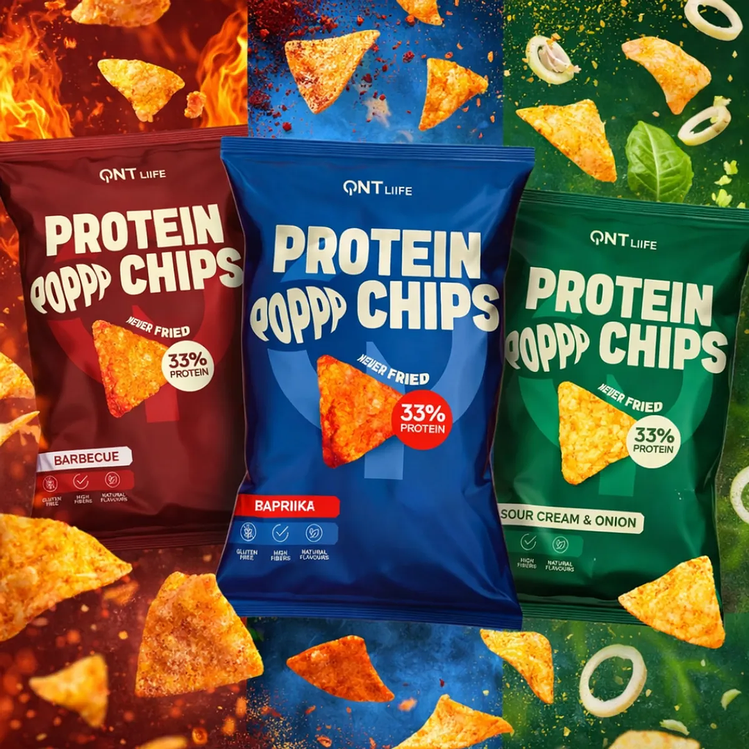 Protein Chips Snack salado con 16,5 gr de proteína (Crema Ácida y Cebolla) 3