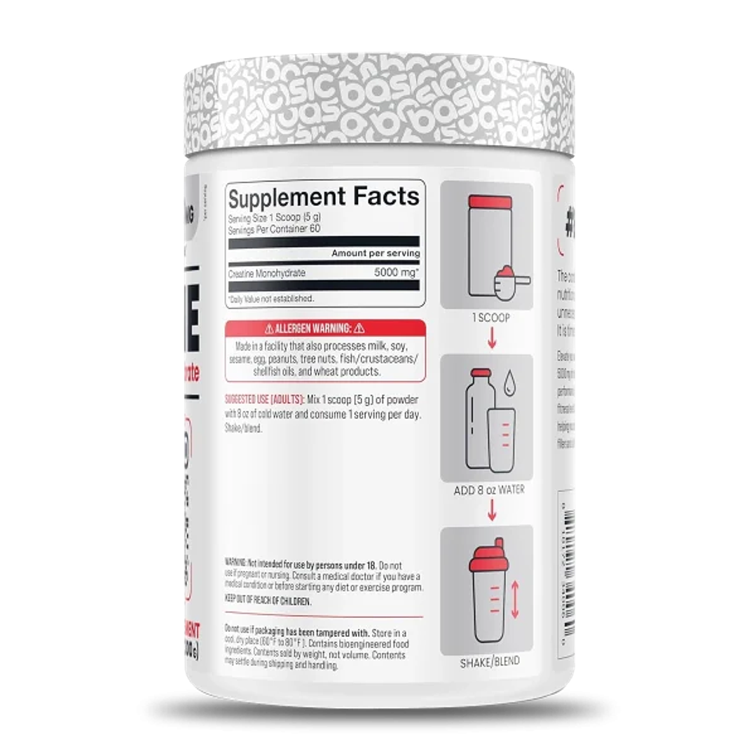 Creatina Basic 300 Grs (5g por porción) 3