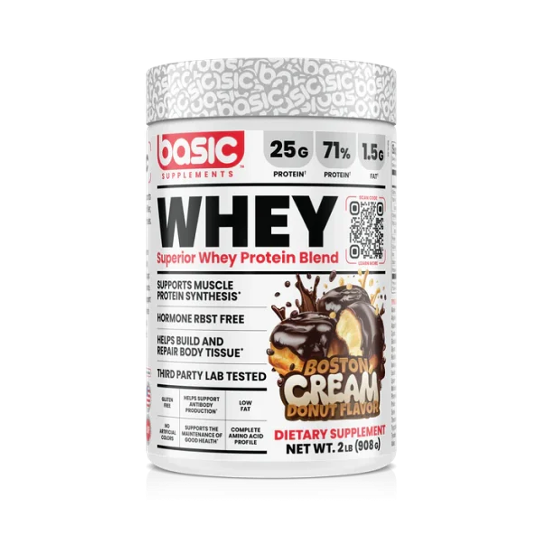 Proteina Whey 2 Lb Boston Cream Donut + Creatina 300g Basic   2