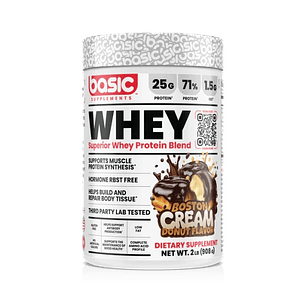 Proteina Whey 2 Lb Boston Cream Donut + Creatina 300g Basic  