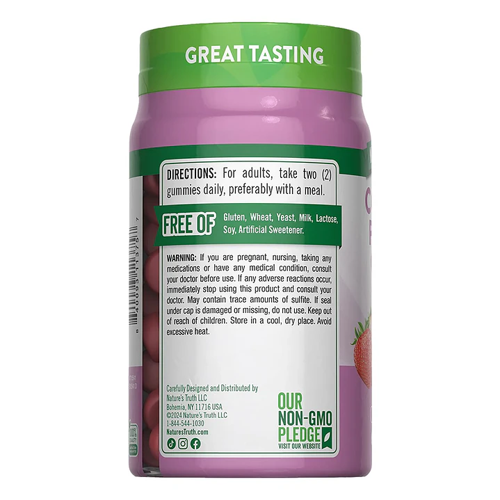 Gomitas Colágeno Nature's Truth Tipo 1+3 Fresa 60 un 3