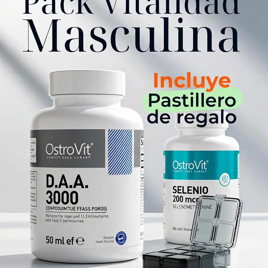 Pack Vitalidad Masculina (Selenio + Ácido aspártico) 2