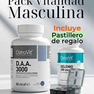 Pack Vitalidad Masculina (Selenio + Ácido aspártico)