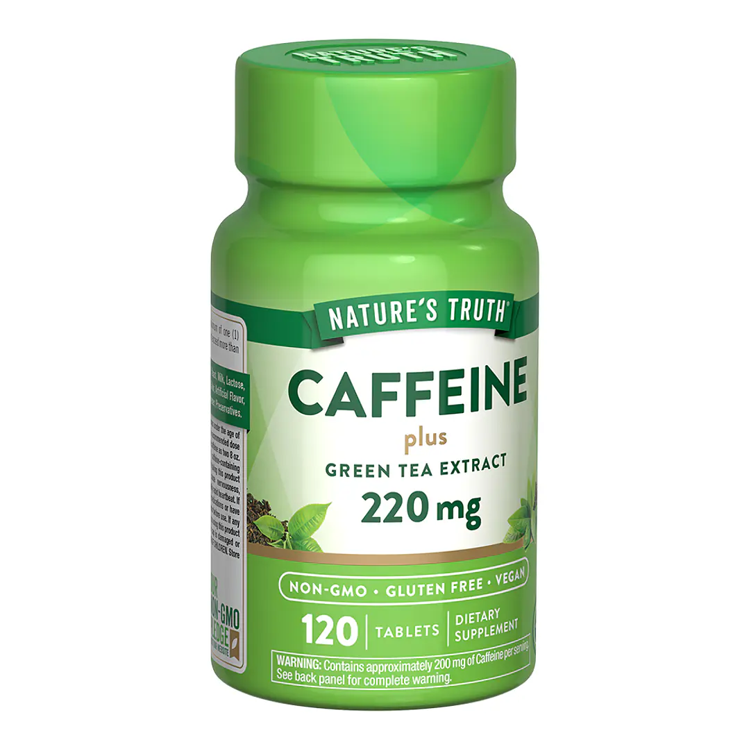Cafeina + Te verde Nature´s Truth 4