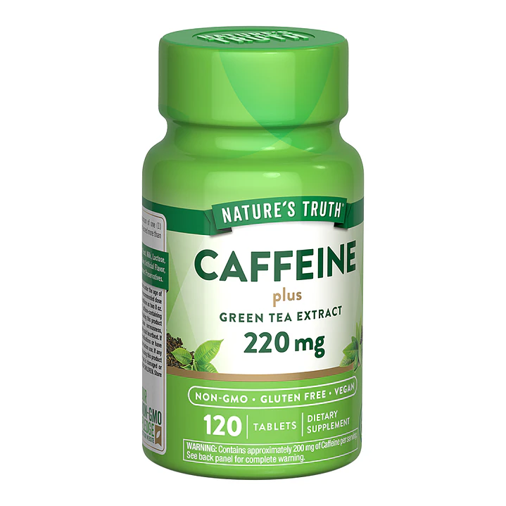 Cafeina + Te verde Nature´s Truth 4