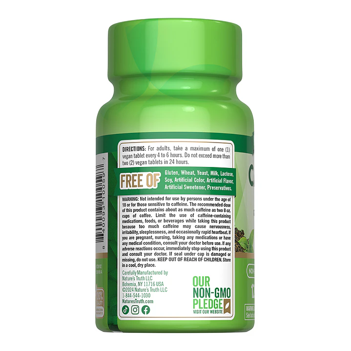 Cafeina + Te verde Nature´s Truth 5