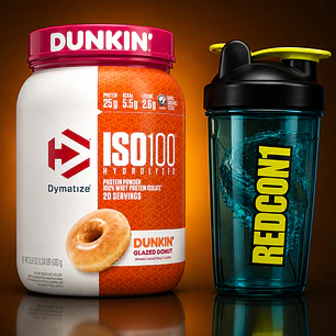 CYBER: Proteina ISO 100 Dymatize Cappuccino 1.4L + Shaker