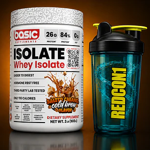 CYBER: Proteina Salted Caramel Cold Brew Basic ISO 2L + Shaker