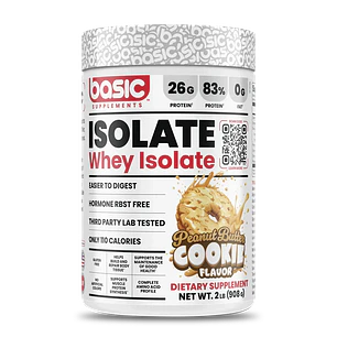 CYBER: Proteina ISO Basic Peanut Butter Cookie, 2 LBS + Shaker