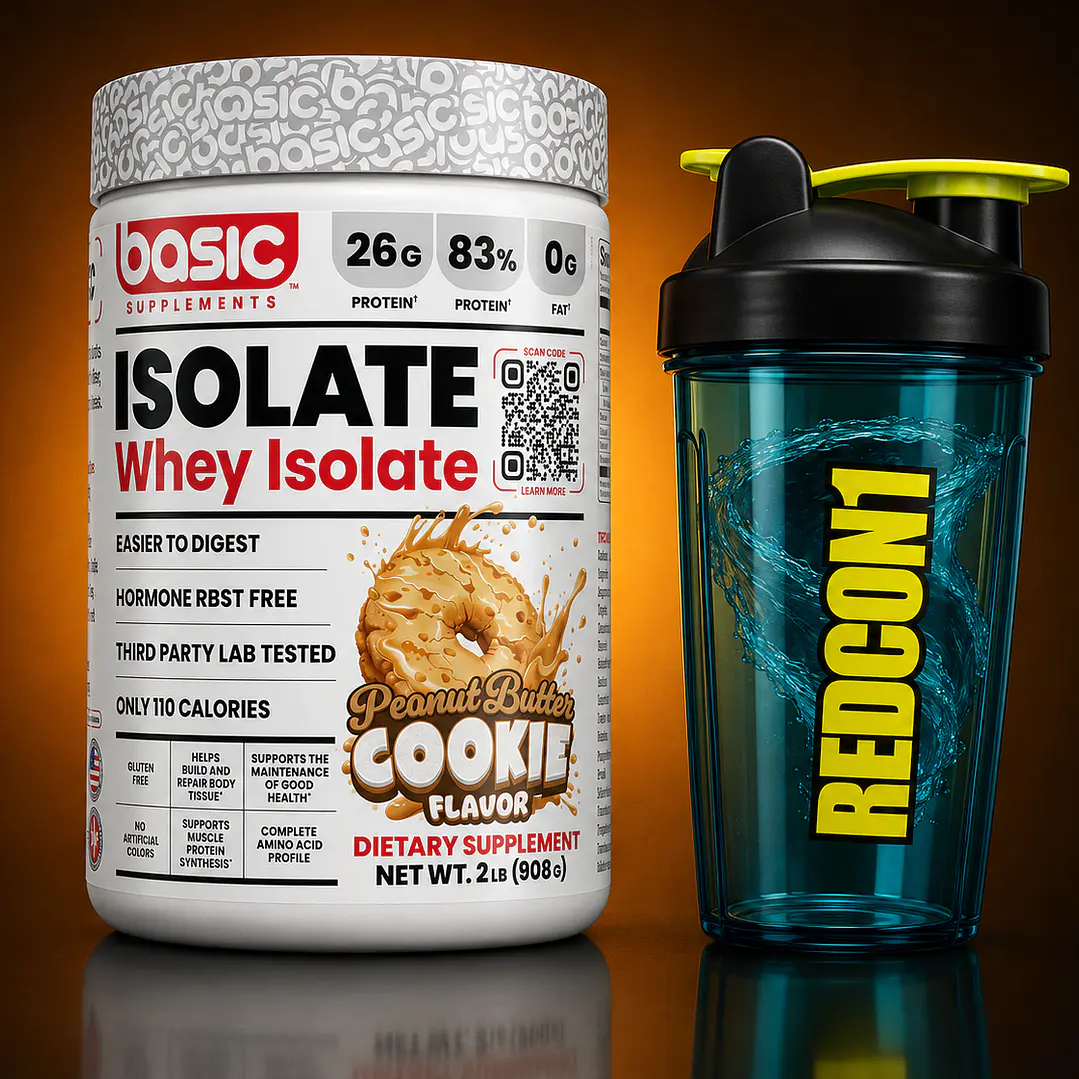 CYBER: Proteina ISO Basic Peanut Butter Cookie, 2 LBS + Shaker 1